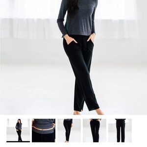 Chill Angel 100% merino lounge pants. Black. Medium. $35.